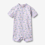 Wheat Main Swimsuit S/S Cas Swimsuit 9605 purple light petunias