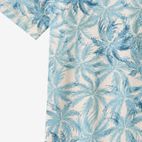 Wheat Main Swimsuit S/S Cas Swimsuit 9635 blue palm