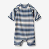 Wheat Main Swimsuit S/S Cas Swimwear 1325 indigo stripe