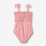 Wheat Main Swimsuit Selma Swimsuit 9657 red stripe flowers