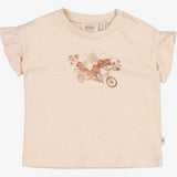 Wheat T-Shirt Bee Bike | Baby Jersey Tops and T-Shirts 2032 rose dust