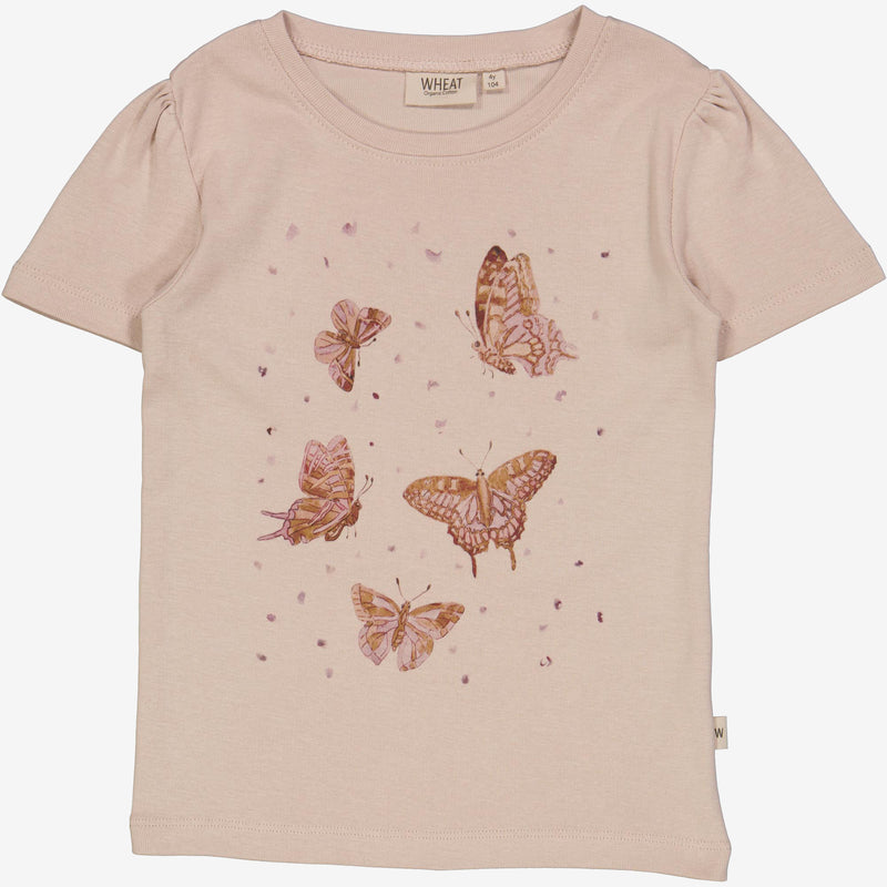 Wheat T-Shirt Butterflies Jersey Tops and T-Shirts 1356 pale lilac