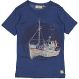 Wheat T-Shirt Fishing Boat Jersey Tops and T-Shirts 1014 cool blue