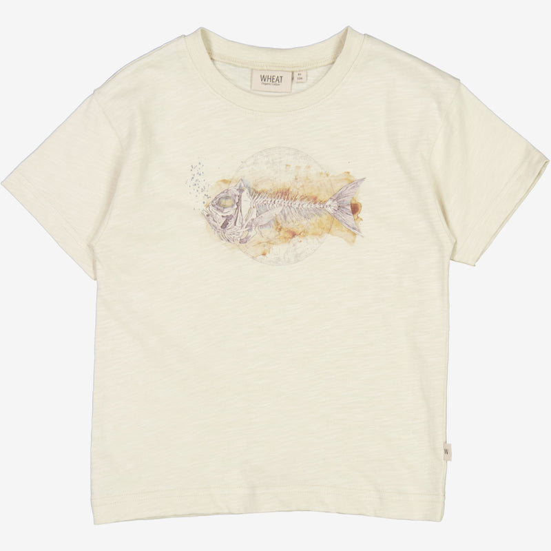 Wheat Main  T-Shirt Fishskeleton Jersey Tops and T-Shirts 3356 chalk