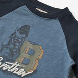 Wheat Main T-Shirt L/S Bror Jersey Tops and T-Shirts 1174 bering sea