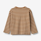 Wheat Main T-Shirt L/S Dallas Jersey Tops and T-Shirts 5078 caramel stripe
