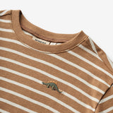 Wheat Main T-Shirt L/S Dallas Jersey Tops and T-Shirts 5078 caramel stripe