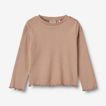 Wheat Main T-Shirt L/S Else Jersey Tops and T-Shirts 1164 nougat rose