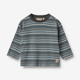 Wheat Main T-Shirt L/S Hans Jersey Tops and T-Shirts 9547 blue multi stripe