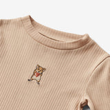 Wheat Main T-Shirt L/S Louann Jersey Tops and T-Shirts 1157 moonlight rose