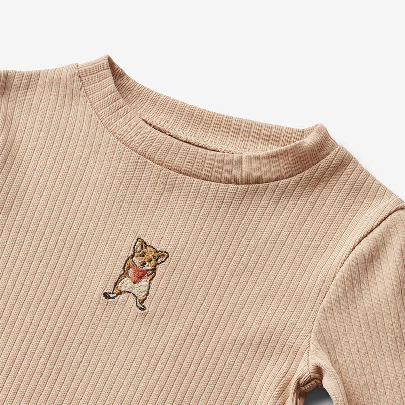 Wheat Main T-Shirt L/S Louann Jersey Tops and T-Shirts 1157 moonlight rose