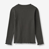 Wheat Main T-Shirt L/S Louann Jersey Tops and T-Shirts 1180 raven