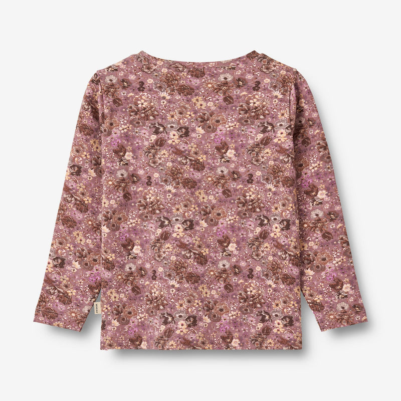 Wheat Main T-Shirt L/S Manna Jersey Tops and T-Shirts 1347 lavender flowers