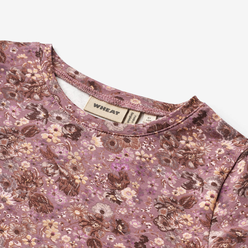 Wheat Main T-Shirt L/S Manna Jersey Tops and T-Shirts 1347 lavender flowers
