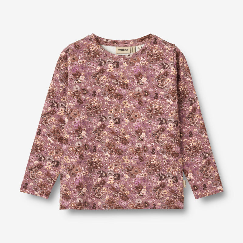 Wheat Main T-Shirt L/S Manna Jersey Tops and T-Shirts 1347 lavender flowers