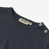 Wheat Main T-Shirt L/S Milo T-Shirt 1432 navy