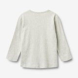 Wheat Main T-Shirt L/S Morris T-Shirt 0224 melange grey