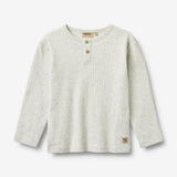 Wheat Main T-Shirt L/S Morris T-Shirt 0224 melange grey