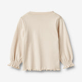 Wheat Main T-Shirt L/S Nona Jersey Tops and T-Shirts 3129 eggshell 