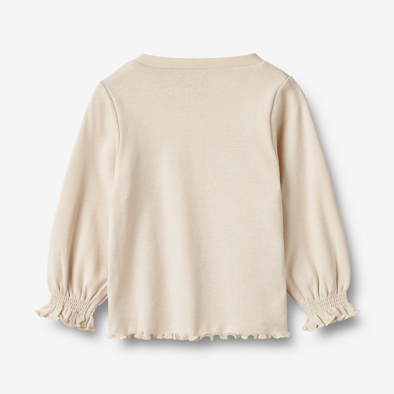 Wheat Main T-Shirt L/S Nona Jersey Tops and T-Shirts 3129 eggshell 