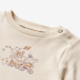 Wheat Main T-Shirt L/S Nona Jersey Tops and T-Shirts 3129 eggshell 
