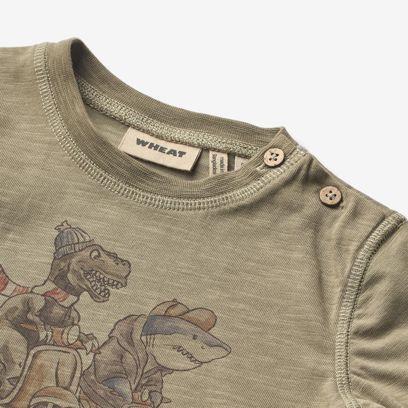 Wheat Main T-Shirt L/S Ole | Baby Jersey Tops and T-Shirts 1137 dry sage
