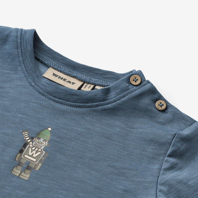 Wheat Main T-Shirt L/S Ray | Baby Jersey Tops and T-Shirts 1174 bering sea