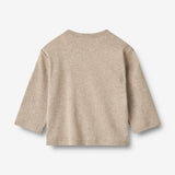 Wheat Main T-Shirt L/S Sebastian Jersey Tops and T-Shirts 0072 gravel melange