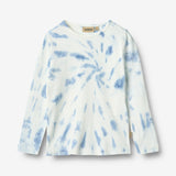 Wheat Main T-Shirt L/S Stig Jersey Tops and T-Shirts 9417 blue tie dye