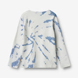 Wheat Main T-Shirt L/S Stig Jersey Tops and T-Shirts 9417 blue tie dye