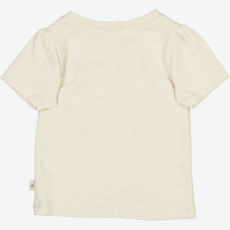 Wheat Main  T-Shirt Ladybug Flower | Baby Jersey Tops and T-Shirts 3356 chalk