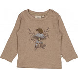 Wheat T-Shirt Mouse Jersey Tops and T-Shirts 3204 khaki melange