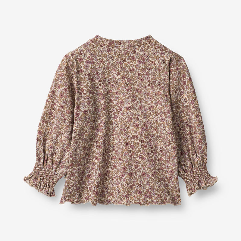 Wheat Main T-Shirt Norma | Baby Jersey Tops and T-Shirts 0098 grey rose flowers
