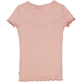 Wheat T-Shirt Rib Ruffle SS Jersey Tops and T-Shirts 2270 misty rose