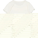 Wheat Main T-Shirt Rib Ruffle SS Jersey Tops and T-Shirts 3182 ivory 