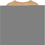 Wheat Main T-Shirt Rib Ruffle SS Jersey Tops and T-Shirts 3230 sand melange