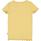 Wheat Main T-Shirt Rib Ruffle SS Jersey Tops and T-Shirts 5083 sahara sun