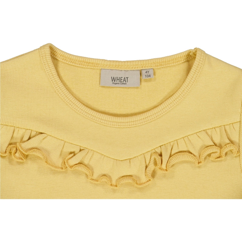 Wheat T-Shirt Rib Ruffle SS Jersey Tops and T-Shirts 5083 sahara sun