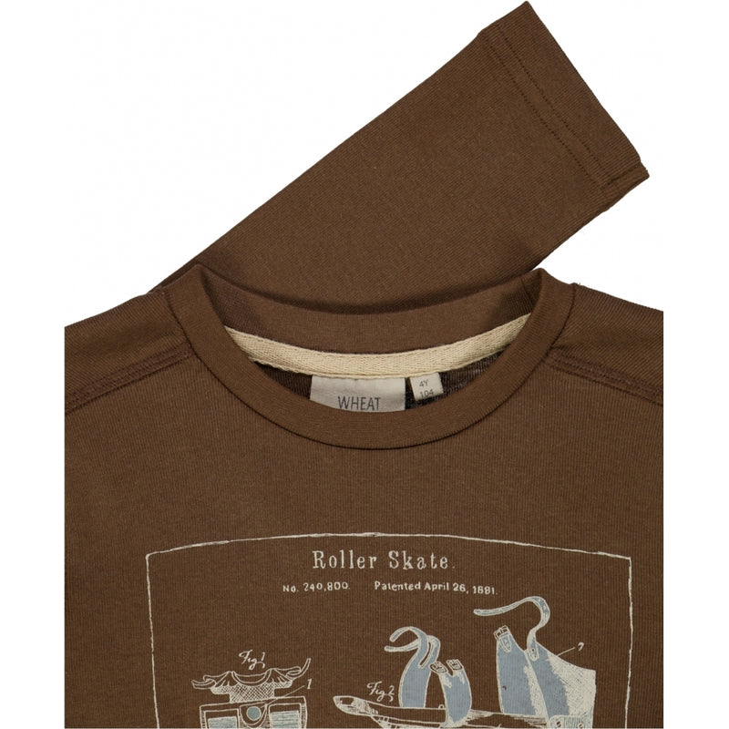 Wheat T-Shirt Roller Skates Jersey Tops and T-Shirts 3201 walnut
