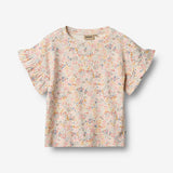 Wheat Main T-Shirt S/S Ally Jersey Tops and T-Shirts 9418 bright flowers