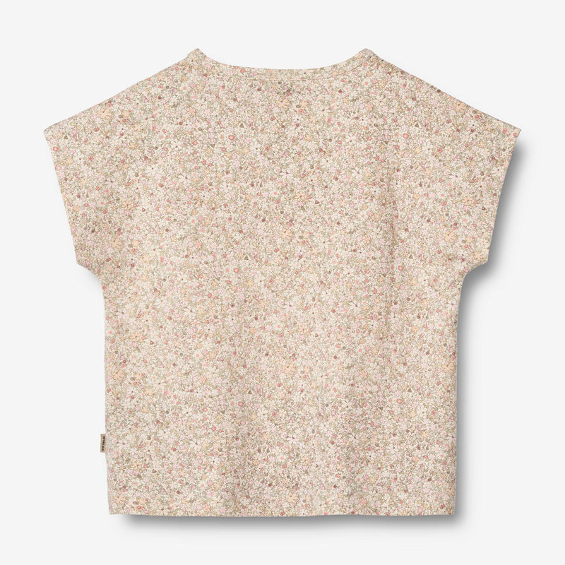 Wheat Main T-Shirt S/S Bette Jersey Tops and T-Shirts 1250 cream flower meadow
