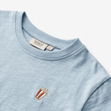 Wheat Main T-Shirt S/S Daniel Jersey Tops and T-Shirts 1049 blue summer