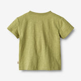 Wheat Main T-Shirt S/S Dines Jersey Tops and T-Shirts 4122 sage