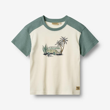 Wheat Main T-Shirt S/S Hector Jersey Tops and T-Shirts 3182 ivory 