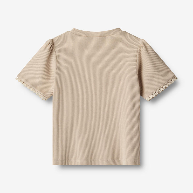 Wheat Main T-Shirt S/S Iris Jersey Tops and T-Shirts 3162 feather gray