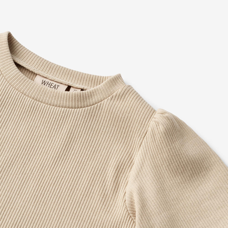 Wheat Main T-Shirt S/S Iris Jersey Tops and T-Shirts 3162 feather gray