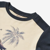 Wheat Main T-Shirt S/S Laurits Jersey Tops and T-Shirts 1477 shell