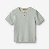 Wheat Main T-Shirt S/S Lumi Jersey Tops and T-Shirts 9436 rainy sky