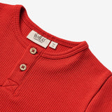 Wheat Main T-Shirt S/S Lumi Jersey Tops and T-Shirts 2072 red