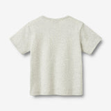 Wheat Main T-Shirt S/S Lumi T-Shirt 0224 melange grey